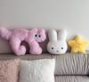 Sleeping Miffy Plush Cushion, Body Pillow, Soft, Stylish, Cute Character Item, 40x30cm (Normal/Beige)