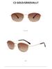 2312P Polarized Metal Round Frame Casual Sport Fashion Sunglasses