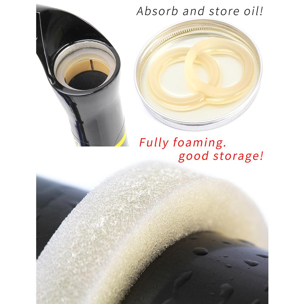 2pcs Mountain Bike Bicycle Front Fork Oil Sponge Dust Oil Absorb Sealed Foam Ring 32mm/34mm/35mm/36mm Cycling Accessories