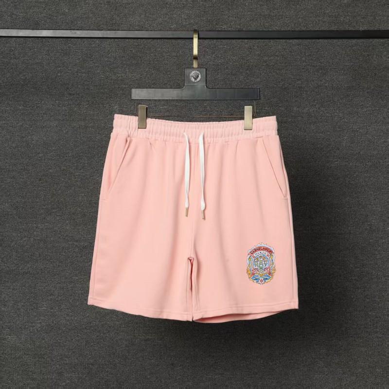 Casablanca Mens Cotton Shorts Streetwear Loose Fit Short Pants With Stretch