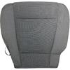 Medium Gray Cloth Driver Side Bottom Seat Cover Compatible with Ford F150 XLT 2015 2016 2017 2018