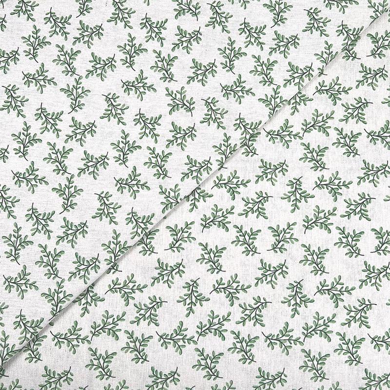 150x45cm/150x180cm Cotton Linen Small Floral Printing Fabric For Tablecloths, Sofa Covers, Curtains Handmade DIY Fabric TJ22093