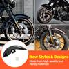 Steel Motorcycle 19'' Vivid Black Front Fender Mudguard For Harley Touring Electra Glide Street Glide Tri Ultra Road King 14-23