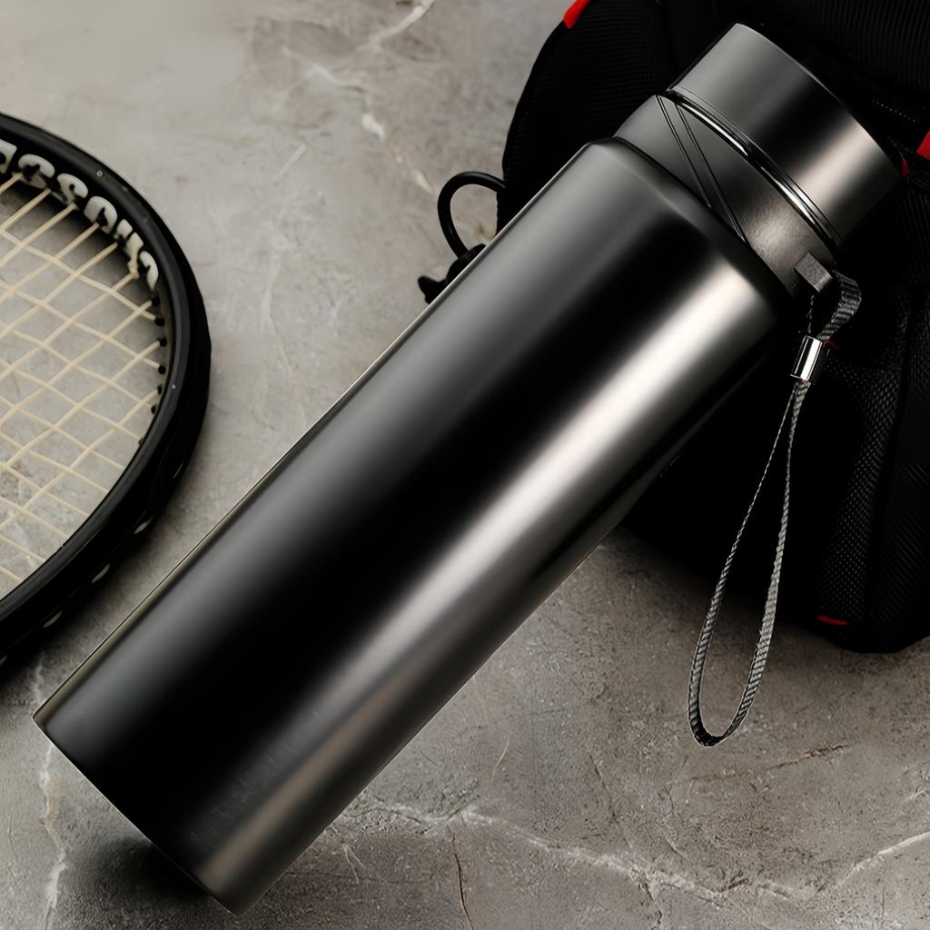 1L Edelstahl Thermos Wasserflasche für das Fahrzeug Kalt- und Heißwasserflasche Thermoskanne für Wasser Tee Vakuumflaschen