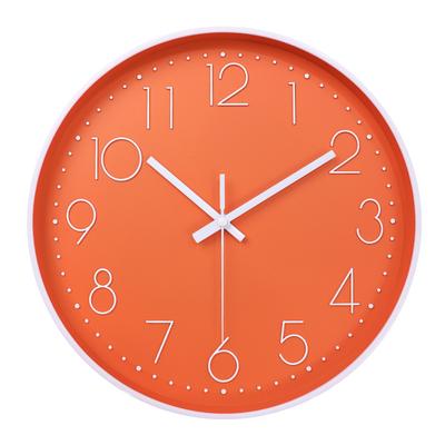 Ceas de perete în stil simplu de 8 inchi, 20 cm, ceas de perete circular de 8 inchi, ceas de perete cu cuarț silențios pentru decorațiuni interioare
