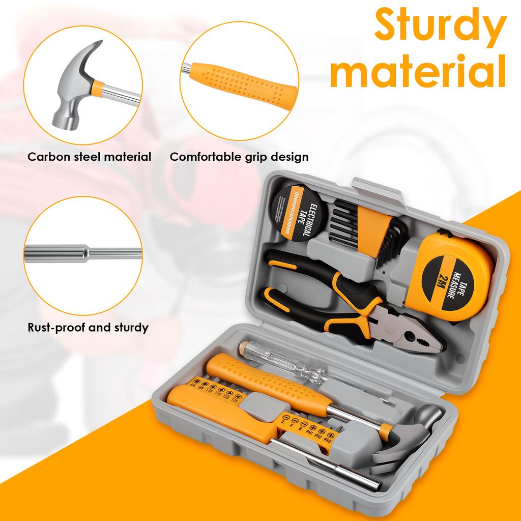 Multifunktionales Wartungswerkzeugset Material aus Kohlenstoffstahl robust und langlebig Ergonomischer Griff Heimwerker-Reparaturset