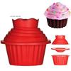 3Pcs High Quality Silicone Giant Cupcake Mold Heat Resistant Big Top Cupcake Mould Bake Tools Baking Maker