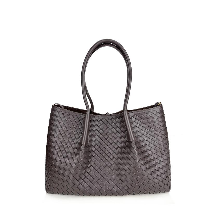 Spring and summer new woven portable shoulder portable tote bag large bag mommy bag travel bag women's bag tide