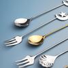 12pcs Gold Star Moon Spoon Fork Dinnerware 304 Stainless Steel Eid Mubarak Ramadan Islam Muslim Home Party Decoration Tableware