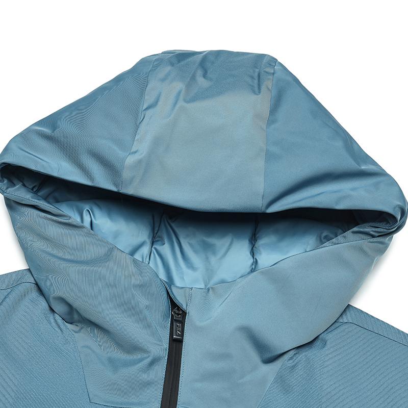 New FILA Down Jacket Men's Whisper Blue F11M443904F-BU