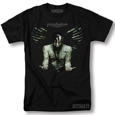 Koszulka Paradise Lost Gothic Rock Koncertowa Trasa Vntg Graficzny T-shirt