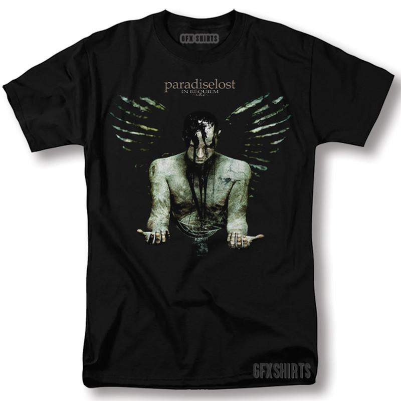 

Рай Загублений Футболка Готичний Рок Концертний Тур Винтажний Графічний Дизайн Футболка 4XL