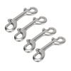 4PCS 100mm B Shape Chain Clip 115mm Double Sided Trigger Snaps  Scuba Diving