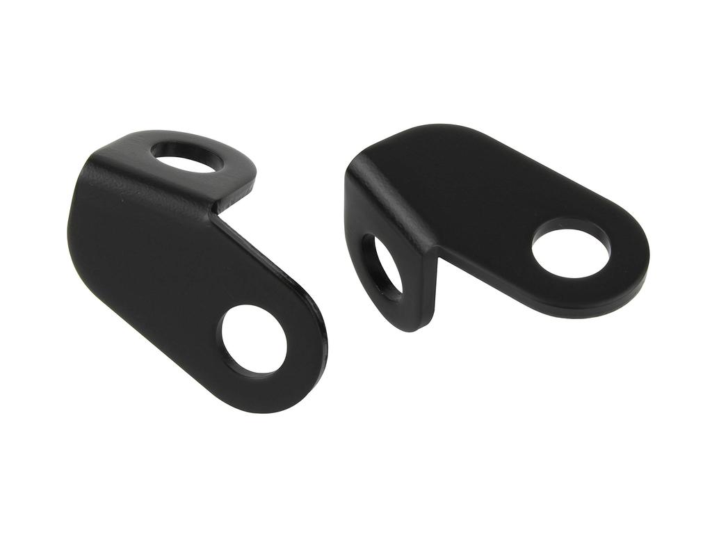POSH FAITH Motorcycle Front Turn Signal Stay Base for Honda 250TR ('02-'06), Black, 074096-06