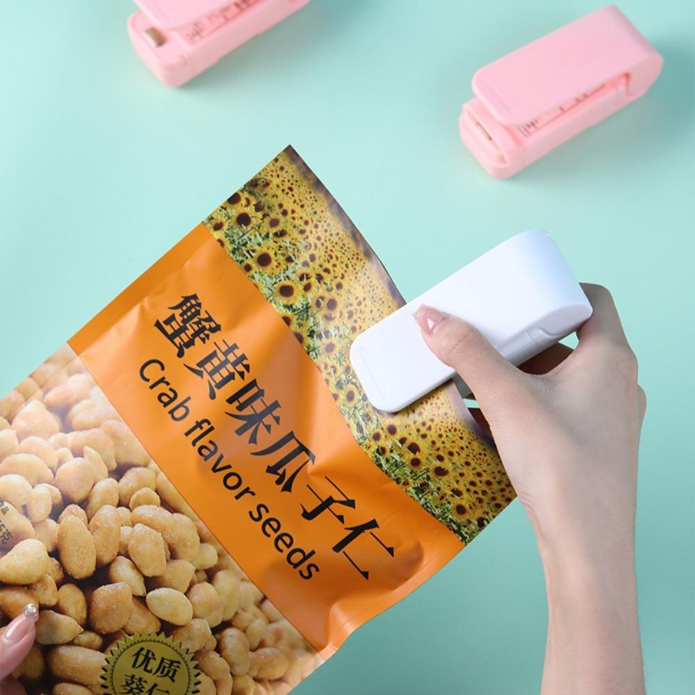 Mini Hea Bag Seal Machine Package Sealer Bags Thermal Plastic Food Bag