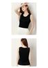 100% Mulberry Silk Women's Solid Color Round Neck Tank Top
