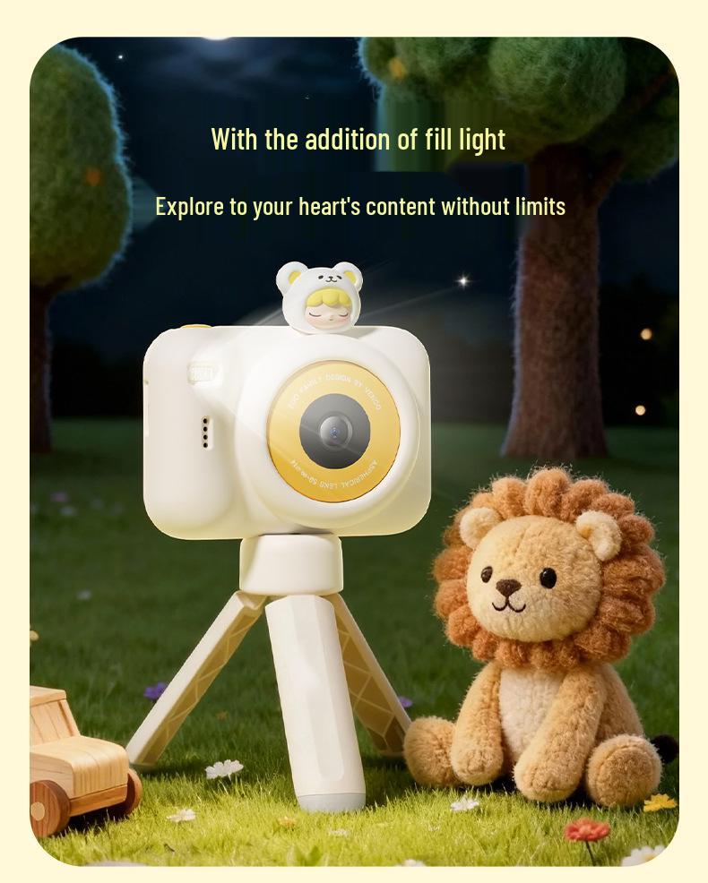 GEEKPAPA A6 Kids' Digital Camera: Trendy Toy Design, High-Quality Pixels, Perfect for Students and As a Birthday Gift.