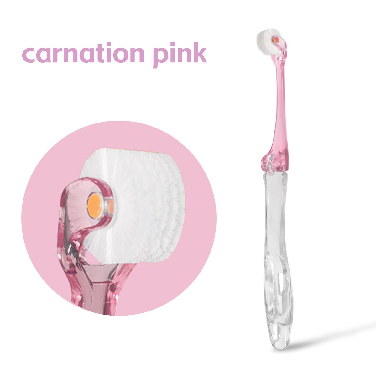 Вращающаяся зубная щетка NEBLON 360 имеет новую конструкцию головки, которая очищает все стороны зубов, защищает десны и сохраняет чистоту полости рта. розовый гвоздики