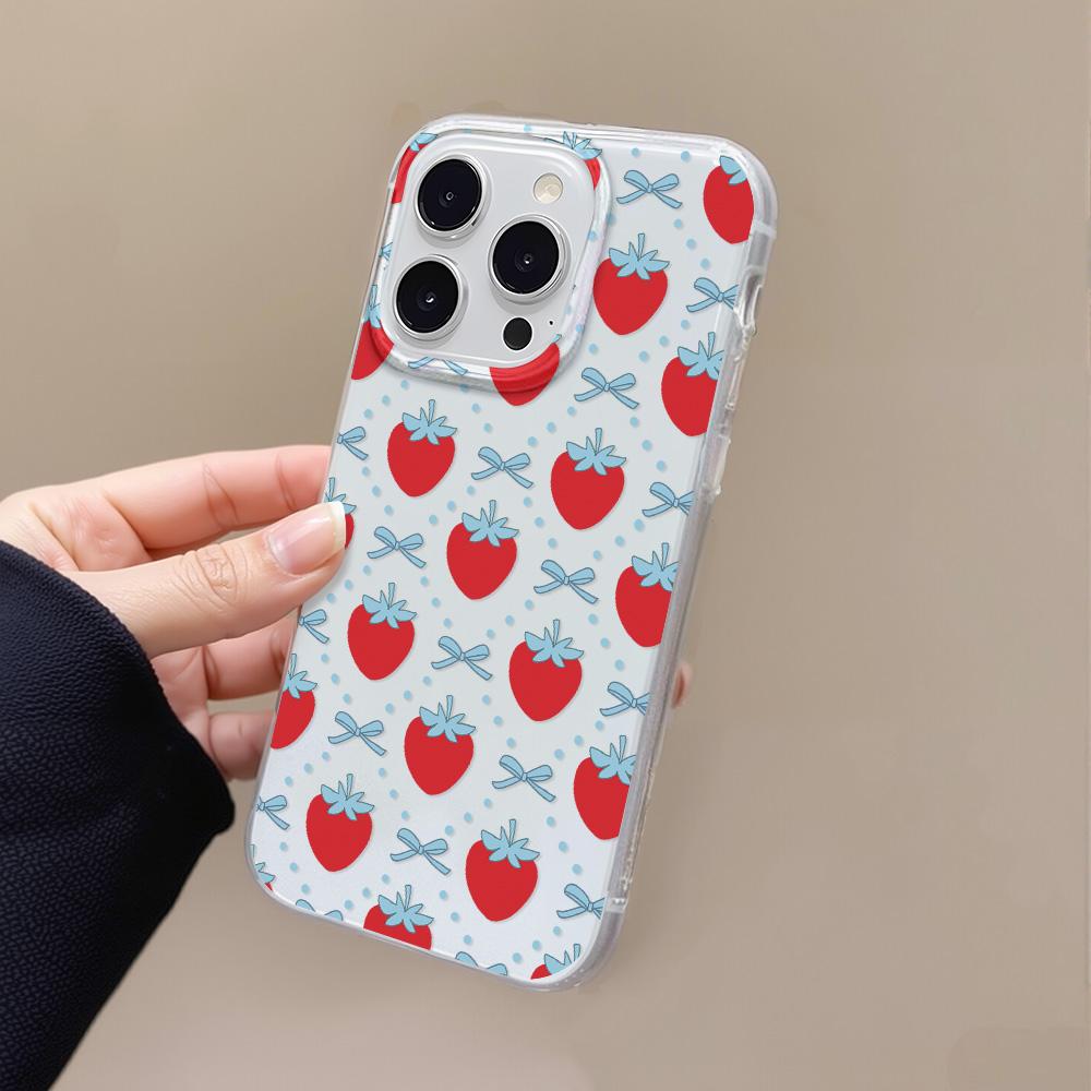Painted Phone Case for iPhone 12 13 15 16 iPhone 16 12 13 14 15 Pro  14 15 16 Pro Max Coverage Shockproof Anti-Fingerprint Fresh Style Protective Case