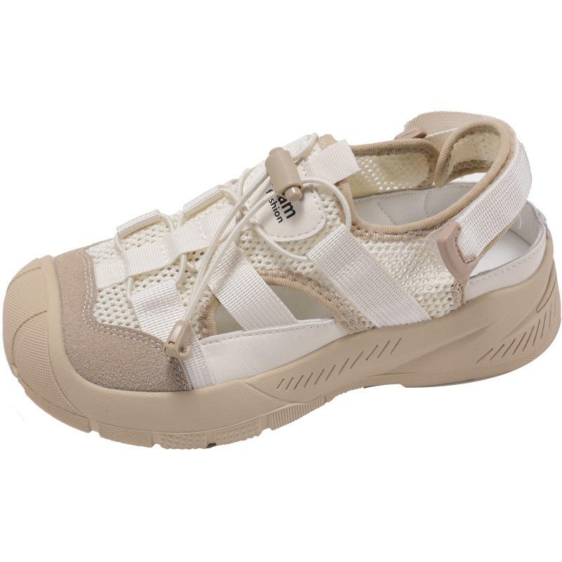 Sports sandals women's new summer outer wear hollow breathable outdoor hiking shoes thick-soled non-slip creek shoes