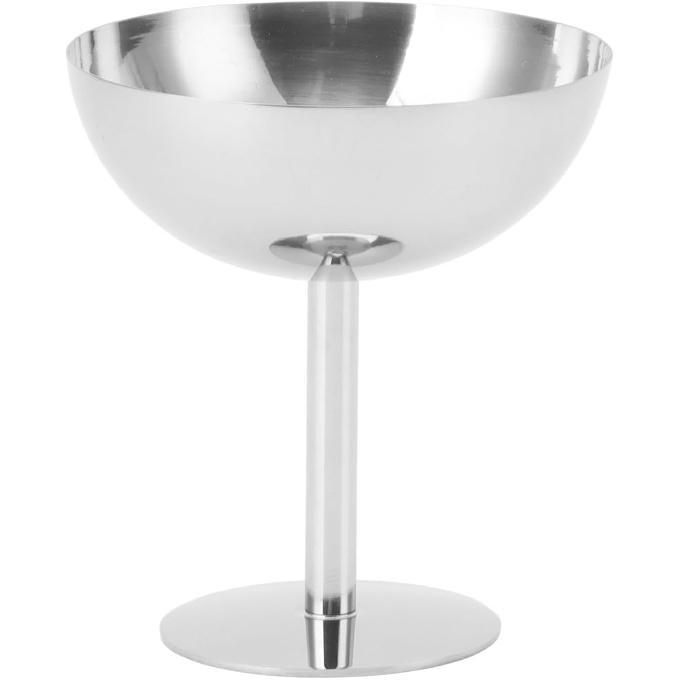 Greensen Stainless Steel Ice Cream Cup Glass, Ice Cream Bowls, Ice Cream Glasses, Dessert Bowls, Dessert Glasses with Foot, Dishwasher Safe, Ice