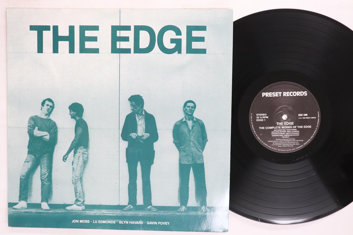 

LP Record EDGE Jon Moss Lu Edmonds Glyn Havard EDGE1 PRESET 1987 UK Rock Used