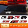 Hot Car 3D Metal Body Fender Emblem Sticker Trunk Decoration For Volkswagen R Rline Logo Passat B6 Tiguan Mk7 Golf GTI Accessori XU8
