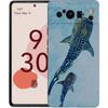 Luxury TPU Phone Case For Google Pixel 9 8 8A 7 7A 6 Pro XL 6A 5G Ocean Whale Shark Swimming Black Soft Back Cover
