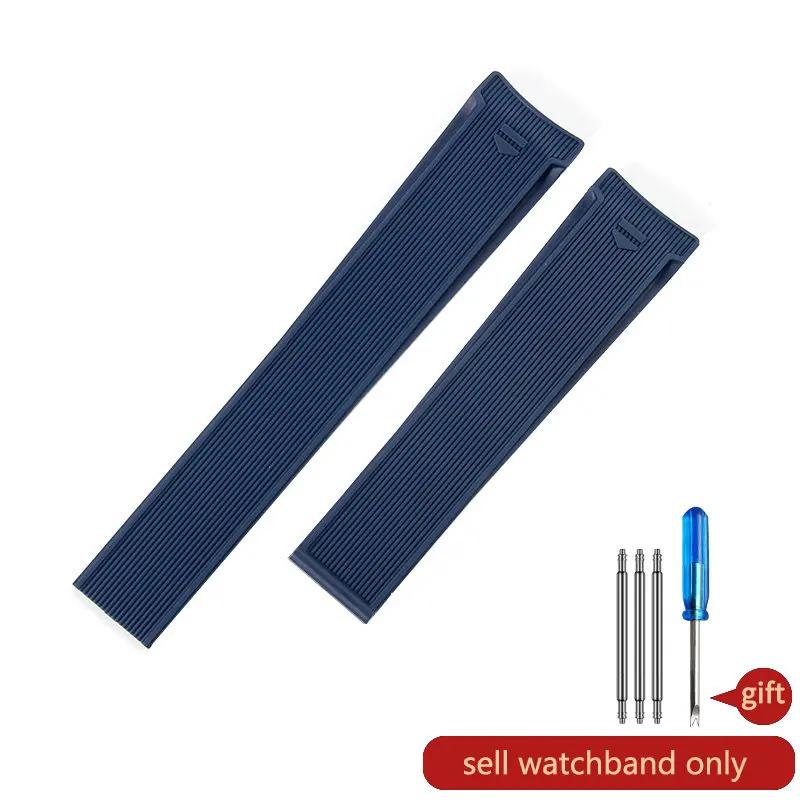 

Для Tag Heuer Concept F1 22 мм силиконовая складная застежка с инструментом ремешки для часов Racing 300 Tiger Calila Arc резиновый сменный ремешок для часов 22mm