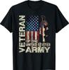 Distressed American Flag US Army Veteran Shirt Gift T-Shirt