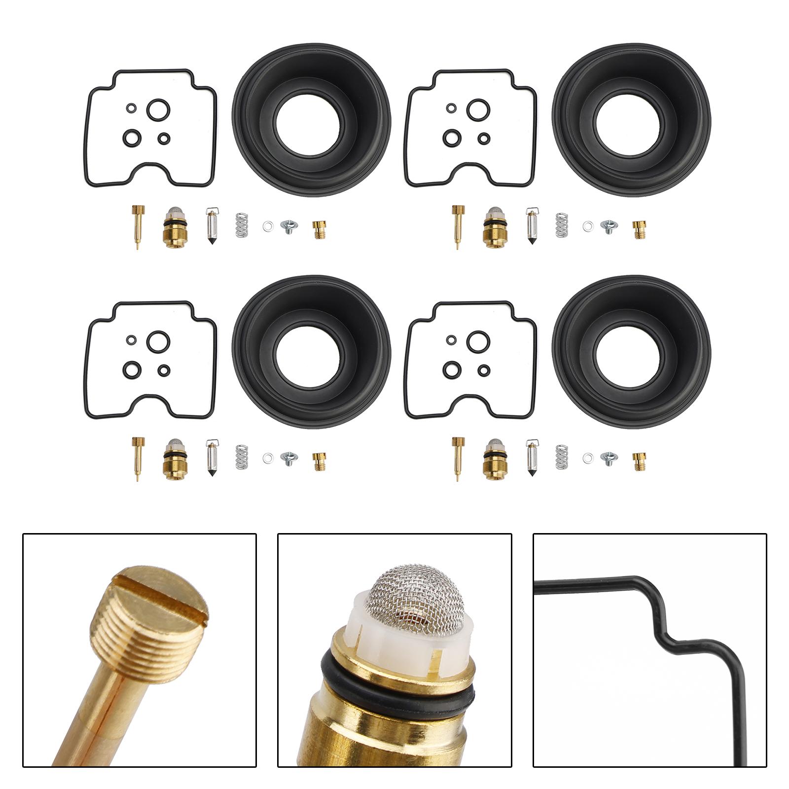 4 set Carburetor Rebuild Repair Kit fit for Yamaha FAZER FZ-1 FZS1000 2001-2005