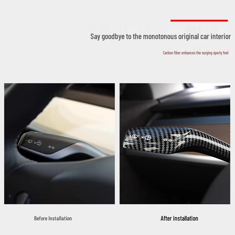 Tesla Model Y3 Gear Shift Cover & Wiper Stalk Decorative Patch