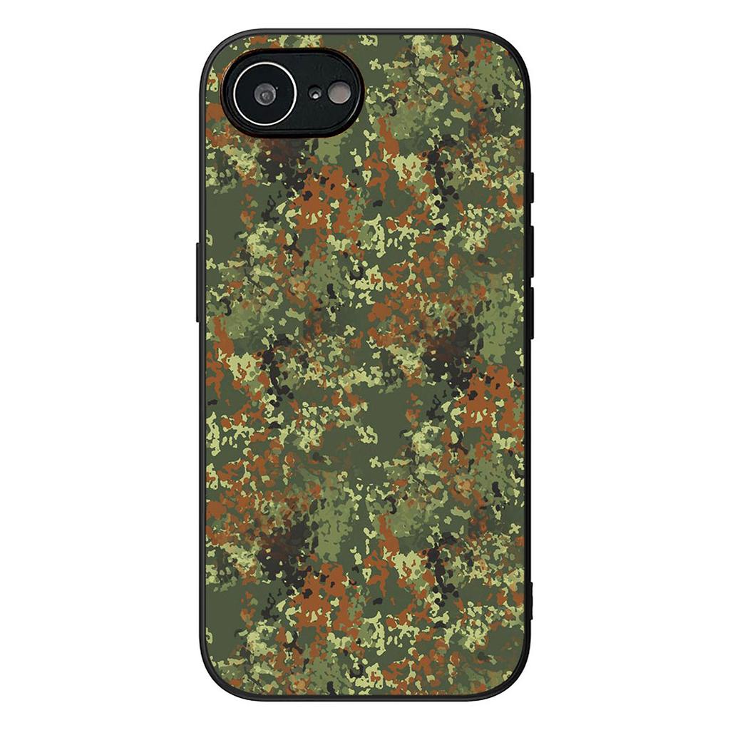 Camo Military Army Camouflage Pattern Phone Case for Apple iPhone 16 17 Air 14 15 Pro Max Plus 16+ 16E 14+ ProMax Soft Cover