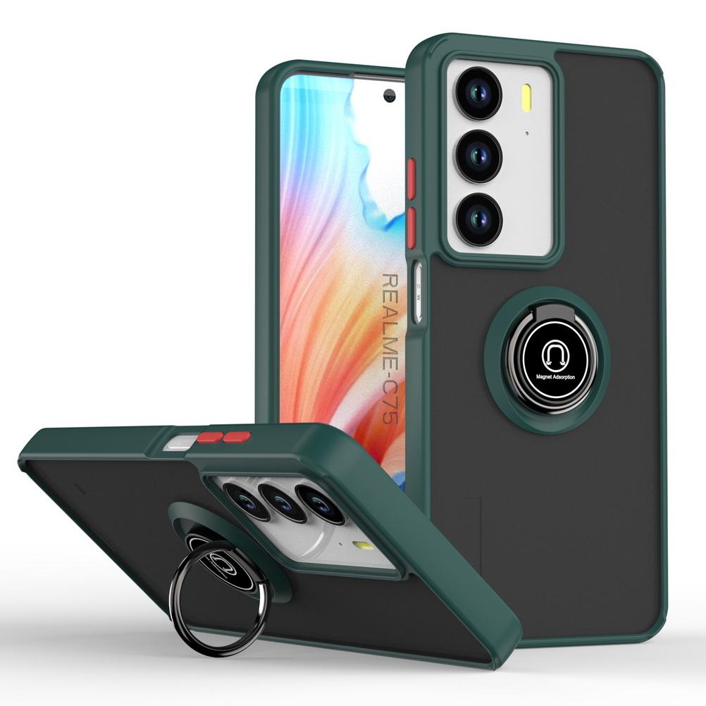 

Rotatable Bracket case for Realme C75 C65 C63 C61 C67 C55 C53 C35 C33 C31 C30 C21y realme 14x 11 Pro Metal Ring Car Holder Cover realme C55