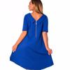 Elegant Women Zip Back Stretch Dress With Timeless Classic Appeal For Any Occasion
