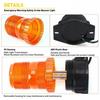 2x Emergency Warning Strobe Lights LED Amber Beacon Flashing Forklift Truck EOA