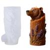 Forest Brown Bear Lavender Candle Silicone Mold DIY Handmade Aromatherapy Gypsum Soap Art Silicone Mold