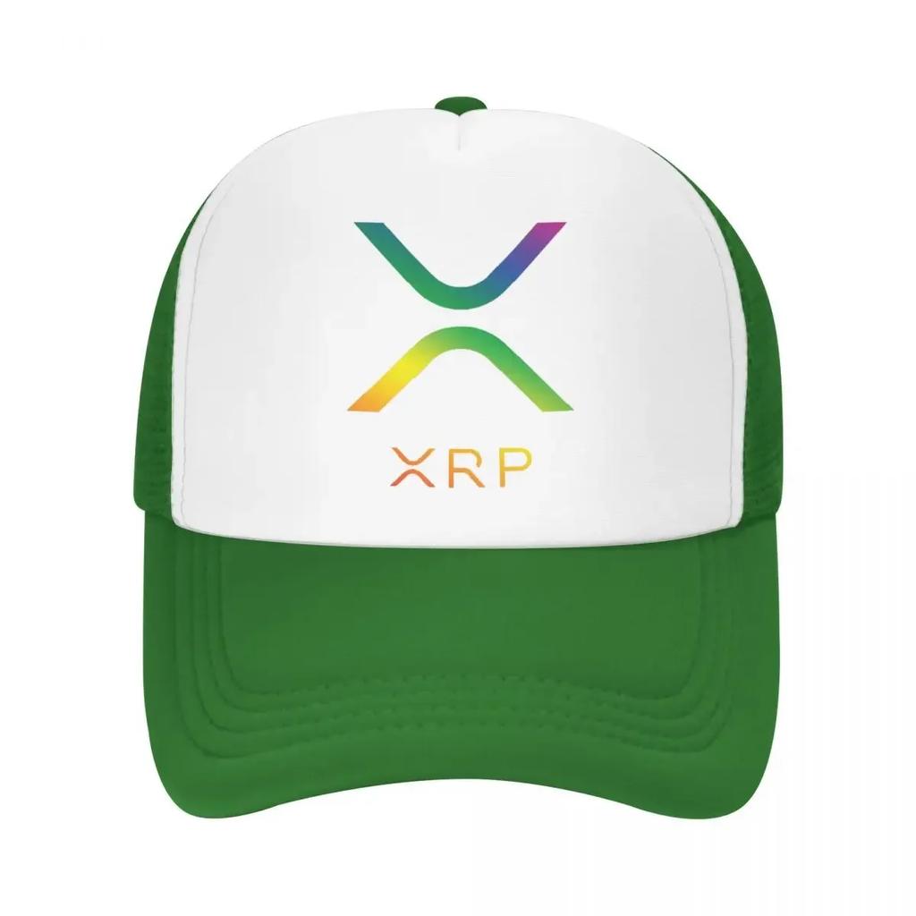 Custom Ripple XRP Trucker Hat Women Unisex Adjustable Adult Bitcoin Cryptocurrency Baseball Cap Outdoor Dad Hat