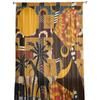 African Woman Female Elephant Giraffe Tulle Sheer Window Curtains for Living Room Kitchen Children Bedroom Voile Hanging Curtain