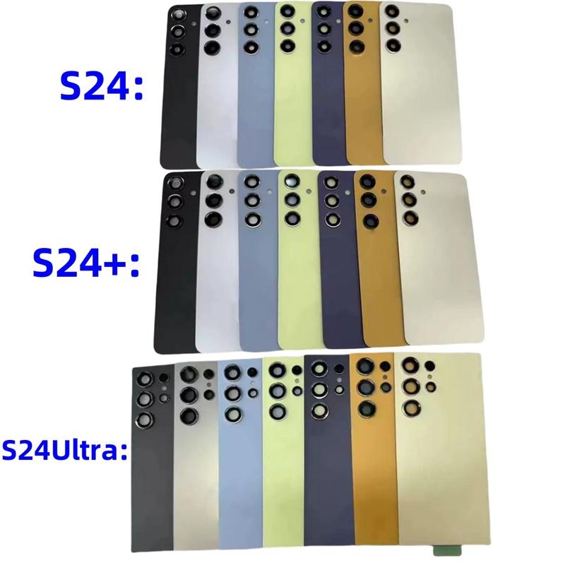 

Задняя крышка-аккумулятор для Samsung Galaxy S24 S24+ S24Plus S24Ultra SM-s921b S926N S928U Запасные части для ремонта задней крышки Дверца Black for S24