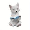 1Pc Nine-tailed Fox Animal Resin Ornaments Decorative Statue for Outdoor Courtyard Patio Garden Succulent Potted Home Office Desktop Decoration