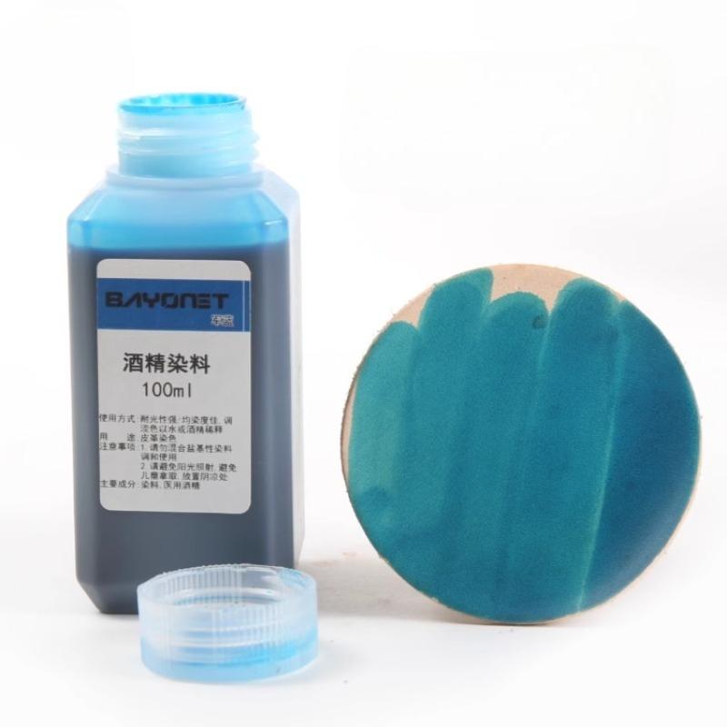 DIY Leather Alcohol Dye Leather Carving Alcohol Dye 100ml/ Be Used for Color Restoration Can Be Diluted Color-changing Agent
