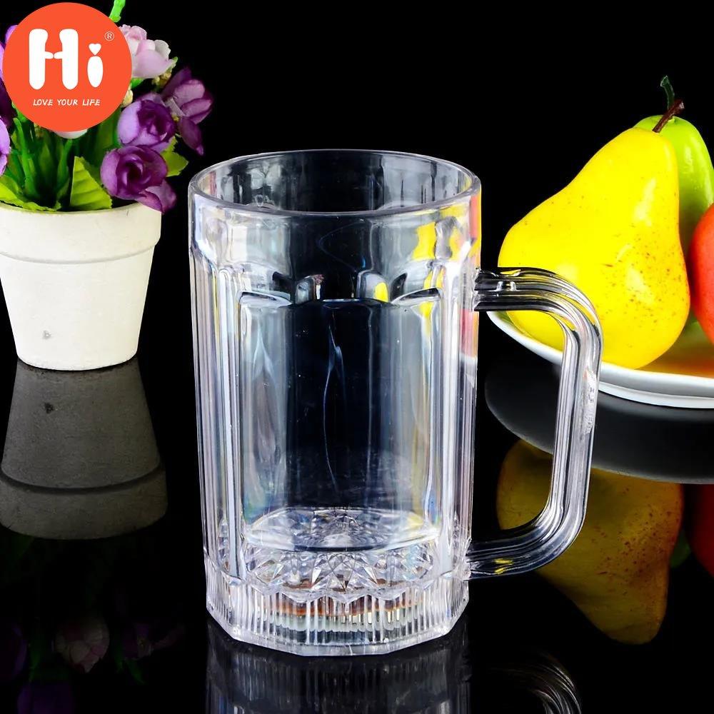 Hi Water Luminous Colorful Cup Flash Color Changing Handle Helicopter Cup Luminous Cup Bar Beer Mug Dazzling 450ml