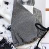 Bikini Set Bandage Lesklá dvoudílná sada plavek pro ženy Sexy špagetová ramínka