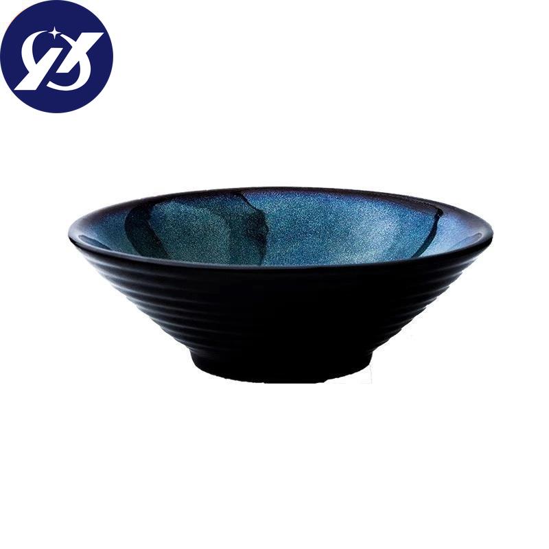 Bol à nouilles Ramen changement de four japonais, vaisselle de cuisine sous émaillée, bol à soupe à salade, grand bol à riz, service de table