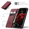 For Samsung Galaxy S25 Case CASEME 013 Series Card Holder Stand Leather Phone Cover