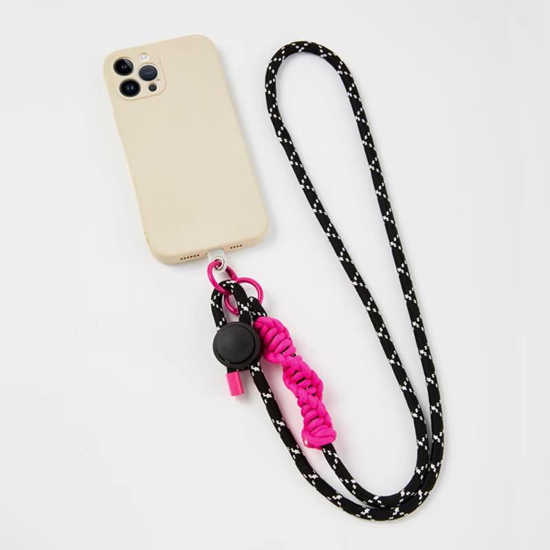 

120cm Phone Lanyard 6mm Buckle Mobile Phone Carrying Strap Style E