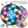 28.7in Kids Foldable Dart Board Game Set Hanging Safe Dartboard Set with 16 Sticky Balls Indoor