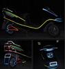 1cm*8m Samolepky na kolo Reflexní páska Fluorescenční MTB kolo Cyklistické proužky Pásky pro cyklistickou helmu Motocykl Skútr