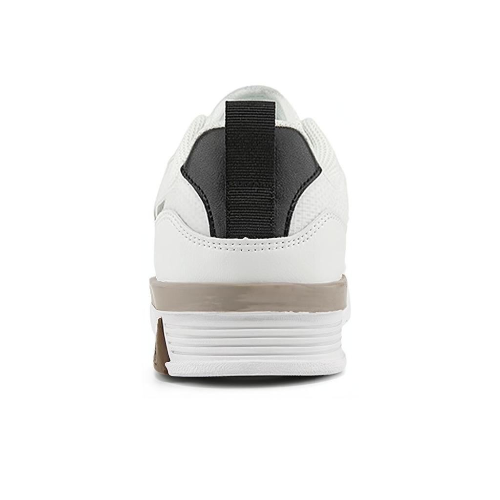 Kappa Trendy Sports Color Block Casual Non-Slip Shock Absorbing Wear-Resistant Low-Top Skate Shoes Unisex Sneakers White Brown Black K0BZ5CC11D-001